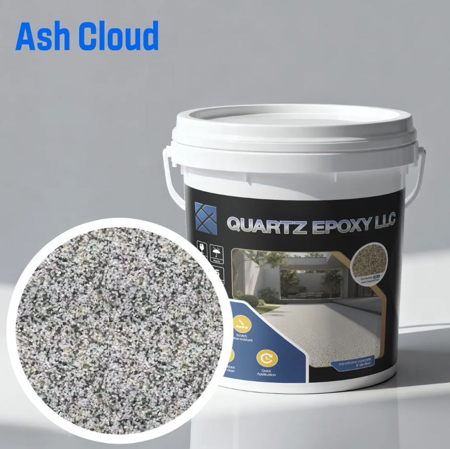Outdoor Washed Stone Quartz Epoxy Floor Kit