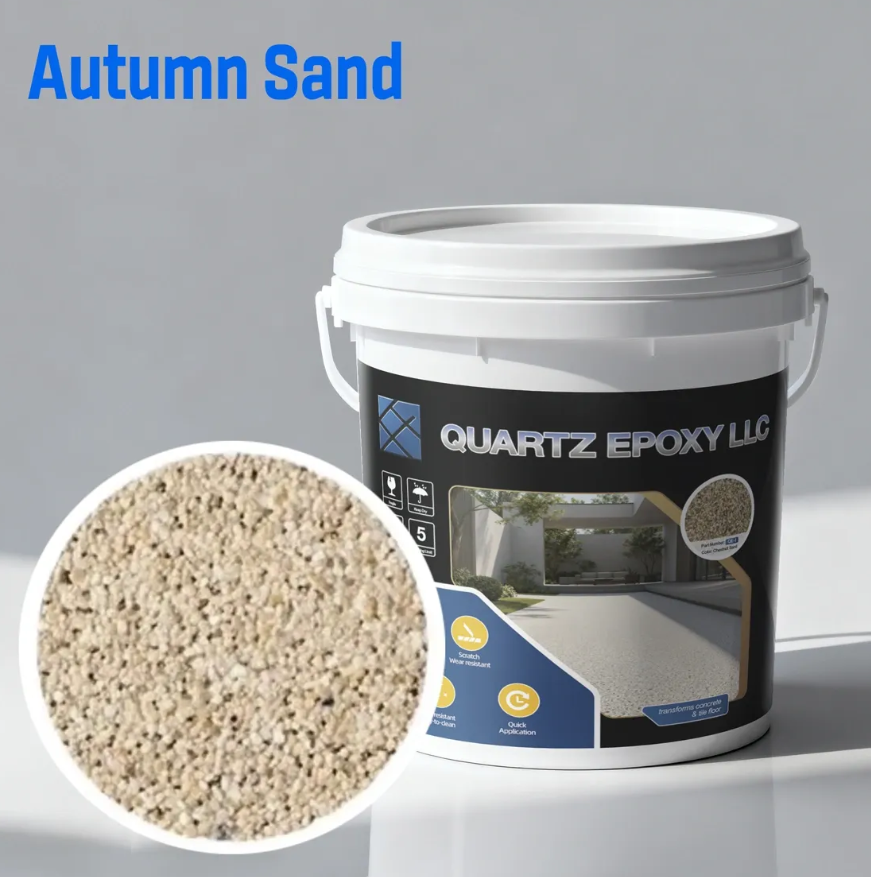 Outdoor Washed Stone Quartz Epoxy Floor Kit