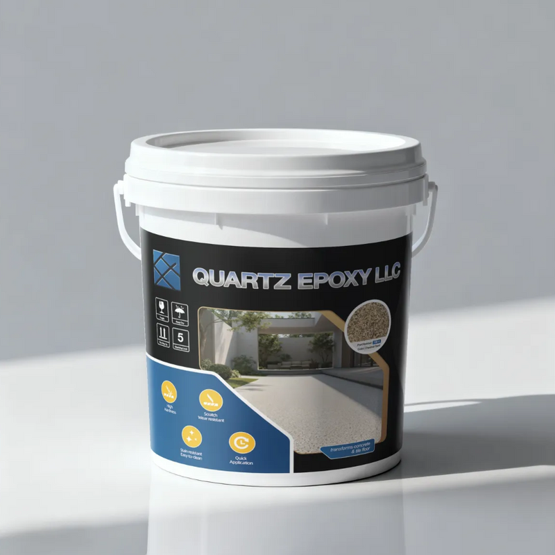 Indoor Quartz Sand Epoxy Self-Leveling Garage Floor Kit