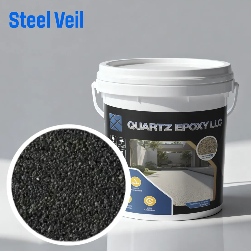 Outdoor Washed Stone Quartz Epoxy Floor Kit